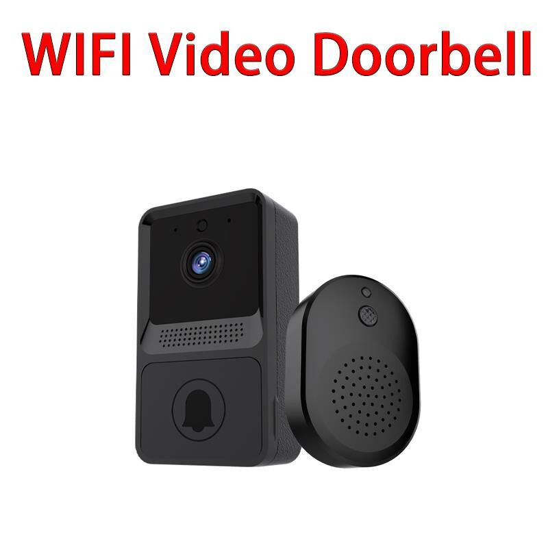 Wireless WiFi Video Doorbell Camera with Intercom and Outdoor Security-image