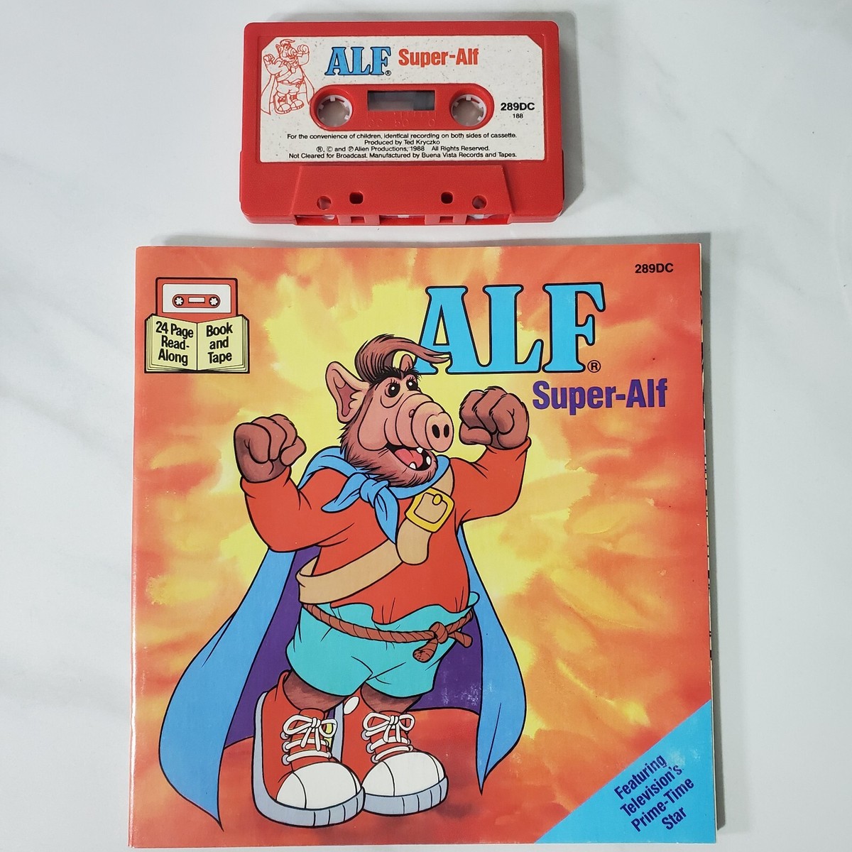 Buena Vista Alf Super Alf Storyteller Read Along Book and Cassette