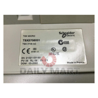 Used & Tested SCHNEIDER TSX3708001 TSX 37 08 001 Controller Module