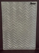 Darice Embossing Folder Chevron Card Making Scrapbooking Crafts