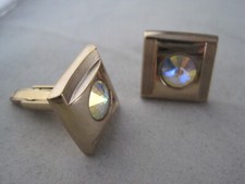 Pair of Sarah Coventry Square Rivoli Pastel R...