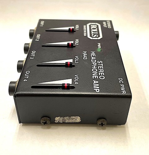 ROLLS Stereo Headphone Amplifier HA43 , Made In USA, ITEM HAS NOT BEEN TESTED ! - Picture 3 of 7