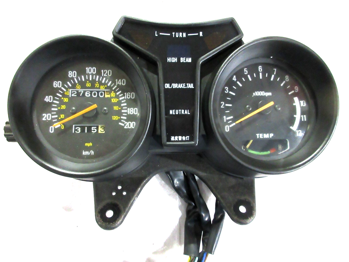 YAMAHA RD250 / RD350 当時物 希少純正 メーター Assy YAMAHA RD350LC USED METER ASSY RD250LC RZ350 MPH KMH 27600KM 4L0