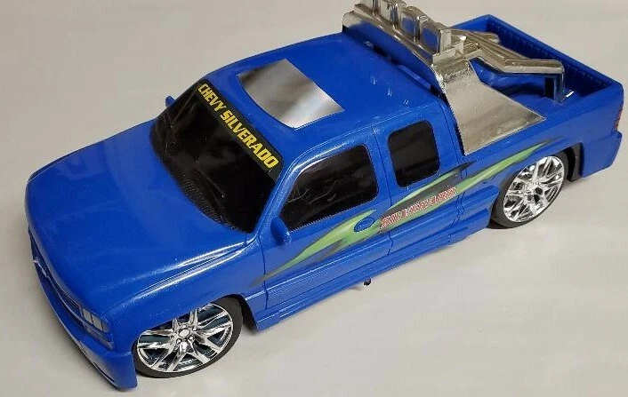 Chevy Silverado Pickup Truck Toy Model Car Vehicle Toy Gift Blue