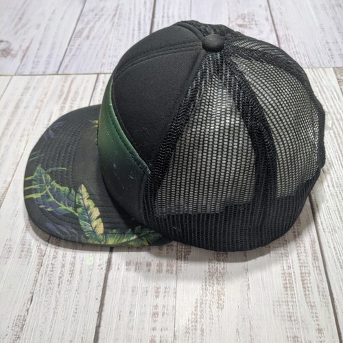 Quiksilver 5 Panel Snapback Mesh Back Baseball Cap Hat Adjustable - Picture 6 of 12