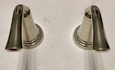 Set Of Two American Standard Polished Nickel Roman - Widespread Faucet Handles