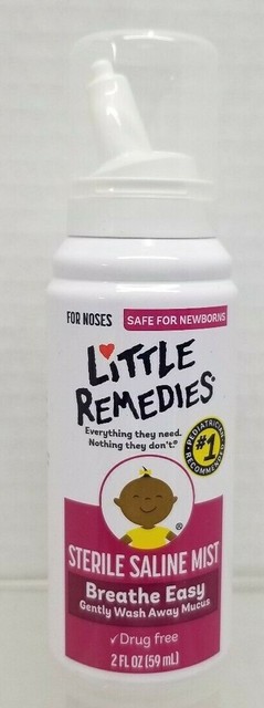 Little Remedies Nasal Baby Sterile Saline Mist 2 Oz 100 Natural For Sale Online Ebay