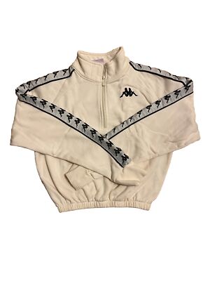 Kappa Cropped Quarter Zip Sweatshirt