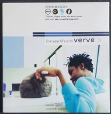 Live Your Life With Verve - 2000 - Promo CD Sampler - Jazz Artists - New Sealed 