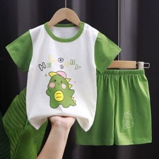Toddler Kids Baby Boys Summer T-shirt Shorts Outfits Set Infant Casual Clothes