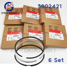 Cummins Set of 6 Standard Piston Rings for 1989-98 Dodge 6B 6BT 5.9 12V 3802421