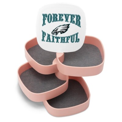 Forever Faithful Philadelphia Eagles Rotate The Jewelry Box Travel Jewelry Box