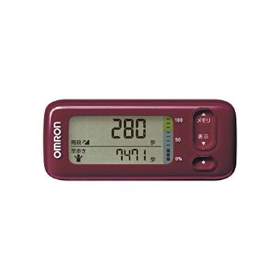 Omron Activity Monitor Red OMRON Calorie Scan HJA-405T-RNEW | eBay