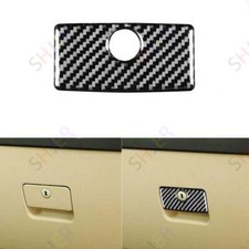 Cubierta de manija de guantera de vinilo de fibra de carbono para Volkswagen VW Golf 4 1999-2004