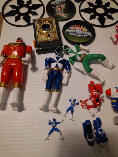 Vintage Bandai 90s Power Ranger Lot Of Figures And Accessories - Picture 8 of 12