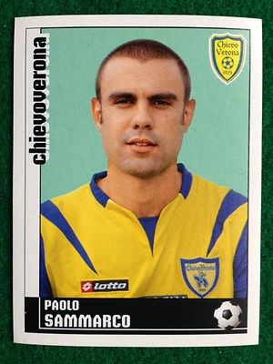 FOOTBALLERS 2006-2007 06 07 n 100 CHIEVOVERONA SAMMARCO, Panini Figure NEW