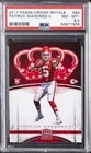 2017 PANINI CROWN ROYALE #84 PATRICK MAHOMES II ROOKIE RC PSA 8.5