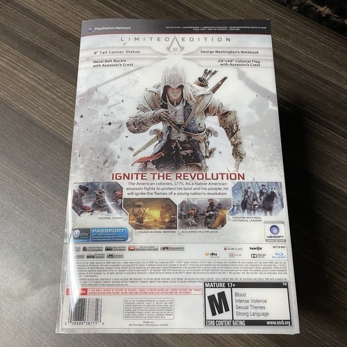 Assassin's Creed III: Limited Edition PlayStation 3 PS3 Fully Complete - Picture 10 of 14