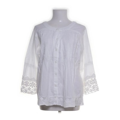 Indian Emporium, Bluse, Größe: ONE SIZE, Weiß, Baumwolle, Damen #7tm