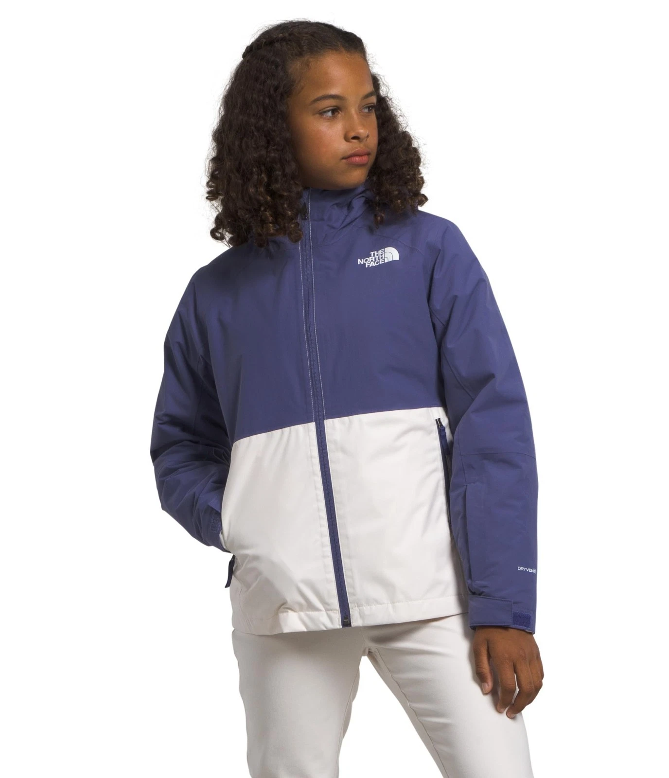The North Face Girls Freedom Triclimate - Cave Blue - Med 10 - OUTER JACKET ONLY