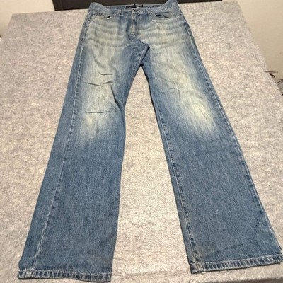 Calvin Klein Jeans Mens Relaxed Straight Blue Denim 4106051 Size 36x34