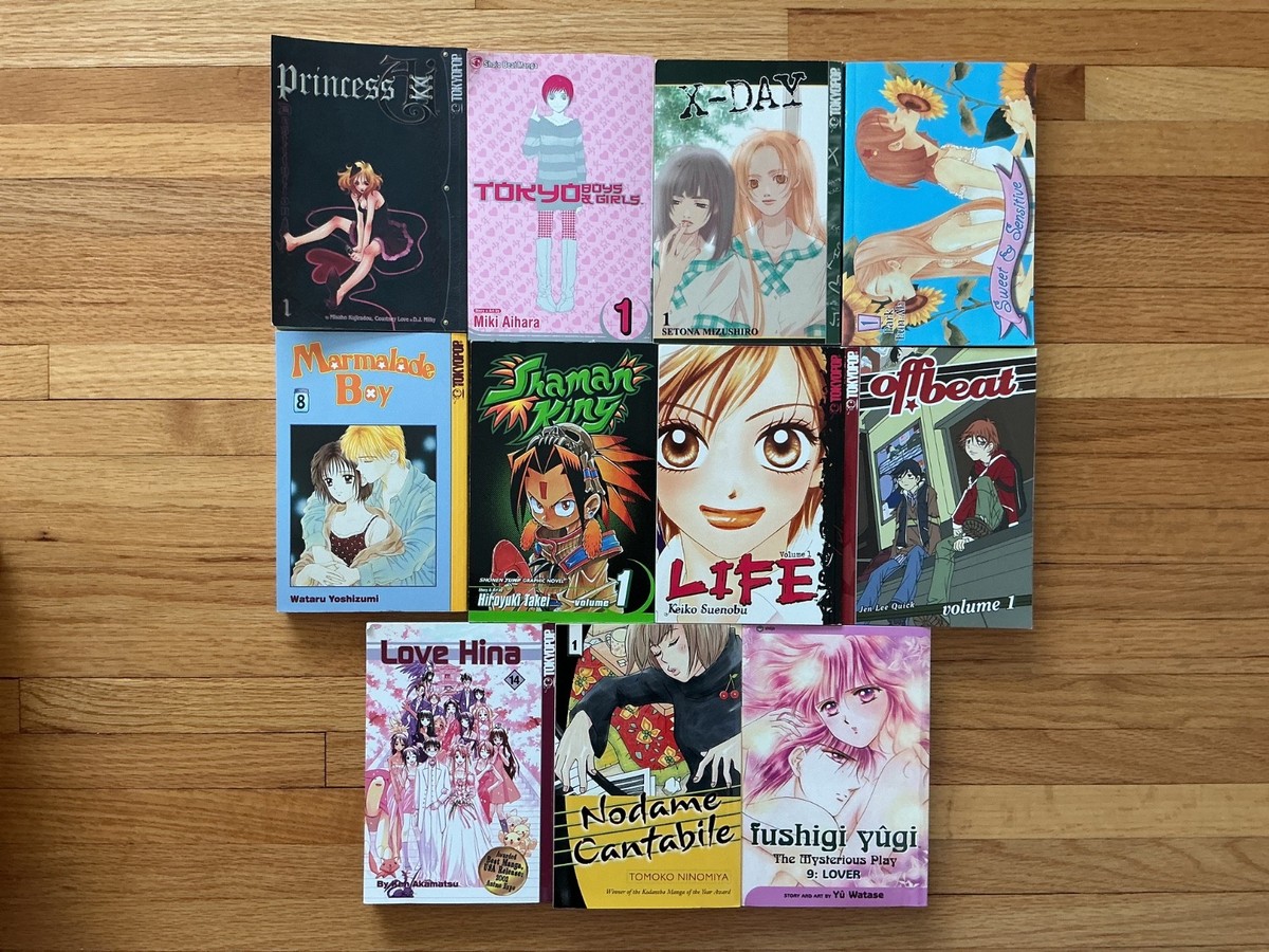 Vintage Lot of 11 Manga Books - Various Titles - English | eBay