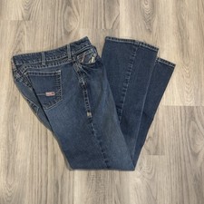 Ariat Women  s 31L Med Wash Cat 2 FR Mod-Rise Bootcut Jeans Made In USA Workwear