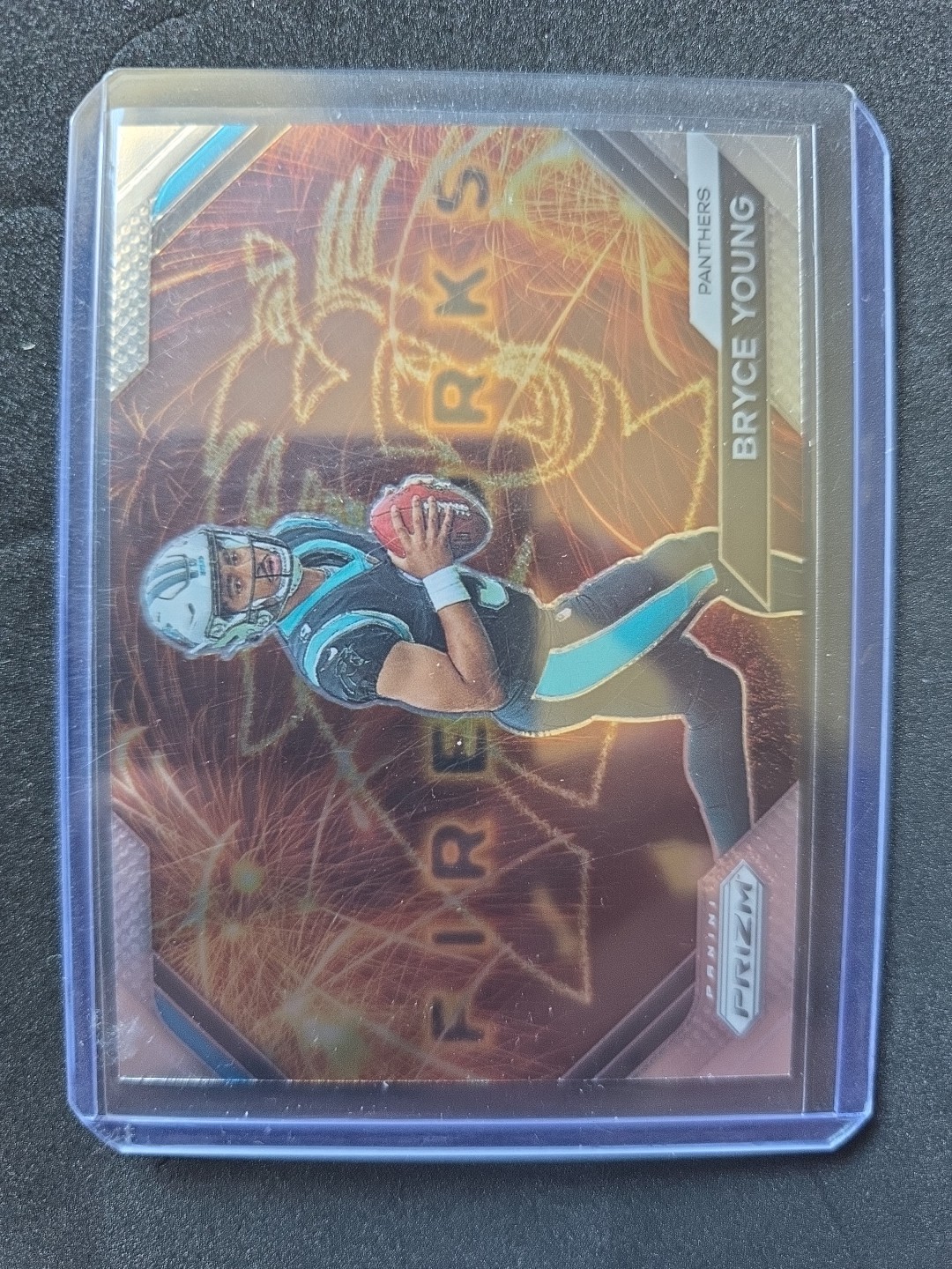 2023 Panini Prizm - Fireworks Bryce Young #F-6 Silver Prizm (RC)