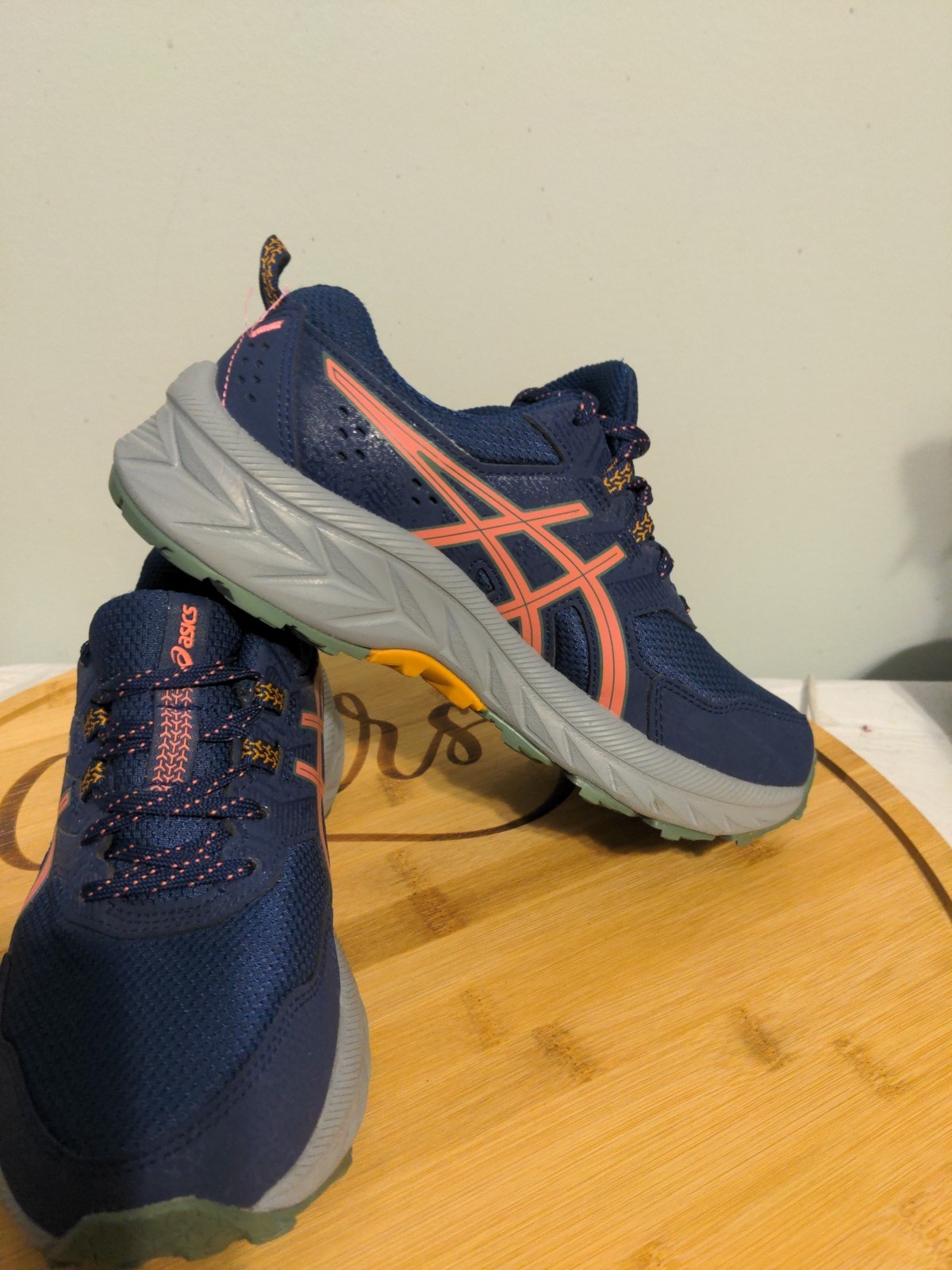 ASICS GEL-Venture 9 Indigo Blue/Papaya Women's 6 Trail Running Shoes  thumbnail 6