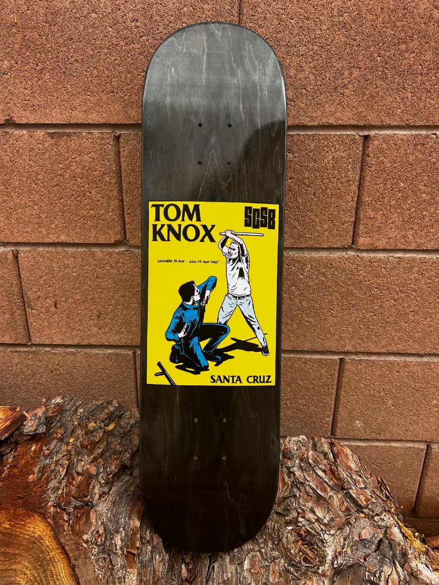 トムサックス No Skateboarding Skateboard Deck Santa Cruz Tom Knox Cop Beater Skateboard Deck Reissue Rare