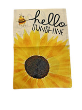Garden Flag 12x18 double sided Sunshine