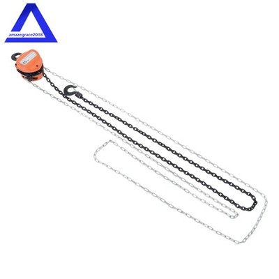 Chain Hoist G80 Block Hoist Ratchet Type 1100lb / 0.5Ton Capacity 10ft Lifter