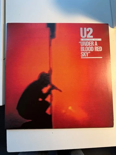 U2 Live Under A Blood Red Sky 1983 Island  Vinyl EX/EX