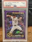 2024 Topps Chrome Update Rookie Debut Paul Skenes #USC27 Purple Refractor /250