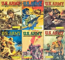 Lotto 6 fumetti U.S. Army Storie di guerra a fumetti Edizioni Bianconi anni ’70