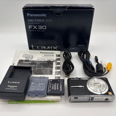 Panasonic LUMIX DMC-FX3 Compact Digital Camera Black with Box | eBay