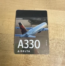 NEW RELEASE 2025 Delta Air Lines Airbus A330 Pilot Trading Card No.66