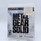 Metal Gear Solid: The Legacy Collection (Sony PS3, 2013) One Disc Only