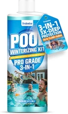 3-in-1 Pool Winter Kit 16oz | Pro Grade Closer for Up to 15K Gal | Safe & Easy U