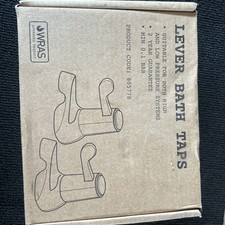 TRAVIS PERKINS 805778 LEVER BATH TAPS PAIR  (M208)