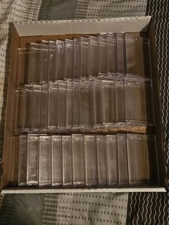 Lot Of 38 Gently Used Magnetic One Touch Card Holders Various Sizes