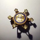 UNUSUAL VINTAGE IOGT INTERNATIONAL ORGANIZATION OF GOOD TEMPLARS ENAMEL BADGE