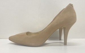 Michael Kors Kiera Tan Suede Pointed Toe D'Orsay Pumps Women's Size 7.5M
