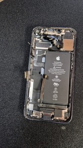 iPhone 12 mini Gehäuse Schwarz mit original Batterie + Ladebuchse + Kamera