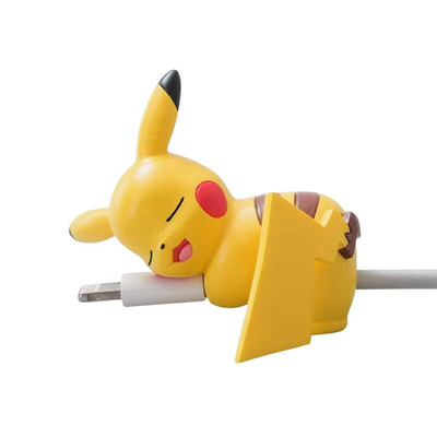 Pikachu USB Cable Protector   Cartoon Cord Cover Wire Saver for Charging Cords