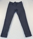 Elliott Lauren Damen blau strukturiert Pull-On Stretch Knöchel Hose Größe 4