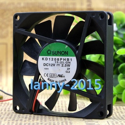 1PC For FAN   KD1208PHB1 12V 2.5W 8CM 8015 #vn