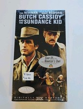 NEW Butch Cassidy and the Sundance Kid (VHS 2002 Watermarks) Digitally Mastered