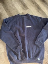 Vintage 80s Federal Express Sweatshirt Men’s Large blue crewneck FEDEX Gusset