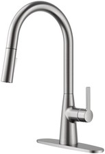 Anzzi KF-AZ701 Adela 1.8 GPM 1 Hole Pull Down Kitchen Faucet - - Nickel